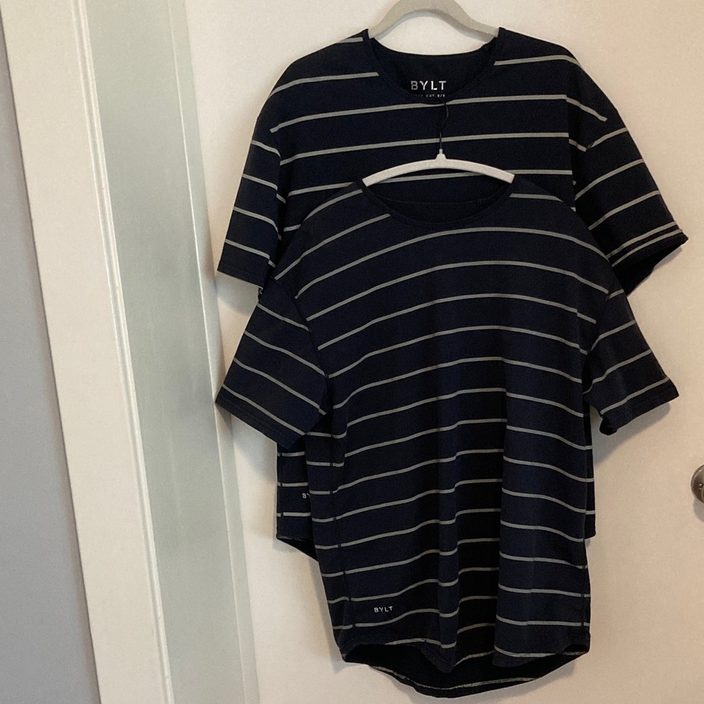 BYLT the drop  Navy and Black and Striped lot of two